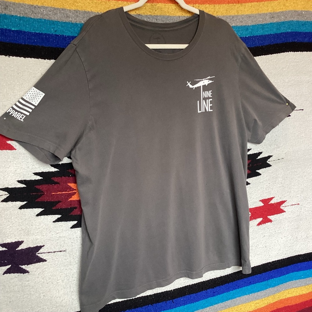 Nine line I stand with our national anthem short sleeve t shirt